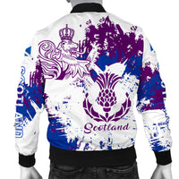 Scotland Lion King's Thistle Bomber Jacket RLT12 - Wonder Print Shop