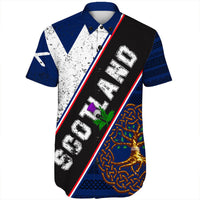 scotland-pattern-flag-shorts-sleeve-shirt