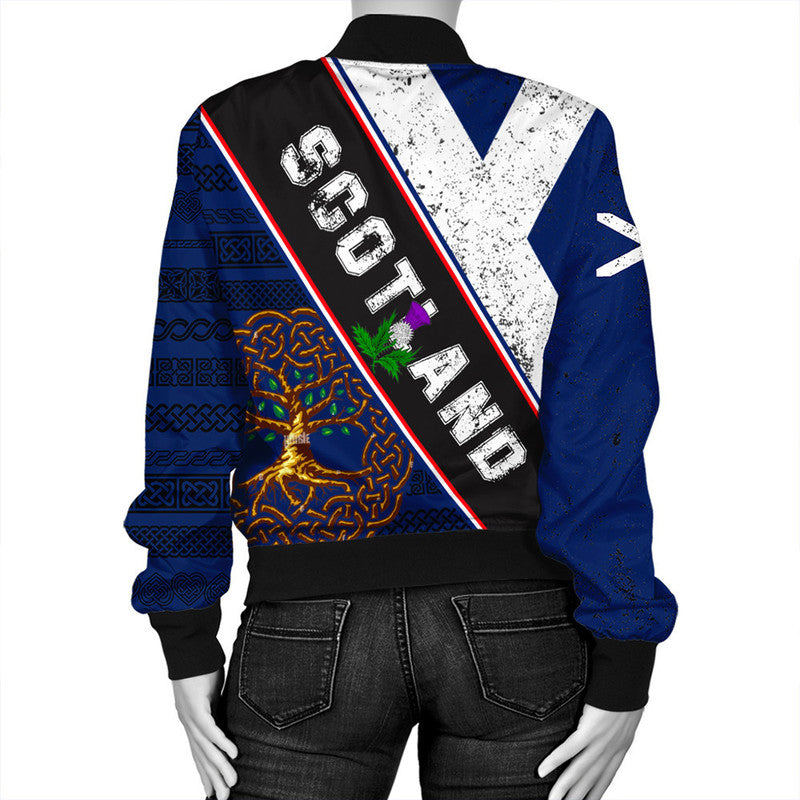 Scotland Pattern Flag Bomber Jacket RLT12 - Wonder Print Shop