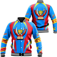 Wonder Print Shop Clothing - Democratic Republic Of The Congo Action Flag Baseball Jacket RLT7 - Wonder Print Shop