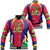 Wonder Print Shop Clothing - Mauritius Action Flag Baseball Jacket RLT7 - Wonder Print Shop
