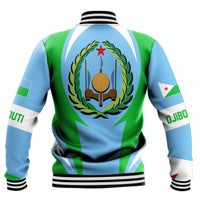 Wonder Print Shop Clothing - Djibouti Action Flag Baseball Jacket RLT7 - Wonder Print Shop