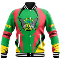 Wonder Print Shop Clothing - S o Tom and Prncipe Action Flag Baseball Jacket RLT7 - Wonder Print Shop