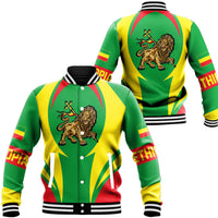 Wonder Print Shop Clothing - Ethiopia Action Flag Baseball Jacket RLT7 - Wonder Print Shop