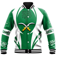 Wonder Print Shop Clothing - Saudi Arabia Action Flag Baseball Jacket RLT7 - Wonder Print Shop