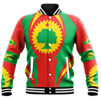 Wonder Print Shop Clothing - Oromo Action Flag Baseball Jacket RLT7 - Wonder Print Shop