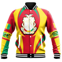 Wonder Print Shop Clothing - Guinea Bissau Action Flag Baseball Jacket RLT7 - Wonder Print Shop
