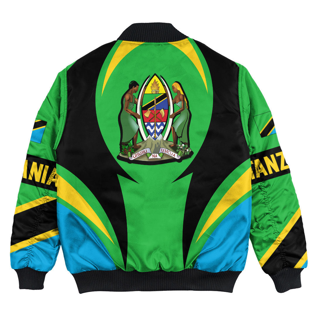 Getteestore Clothing - Tanazia Action Flag Bomber Jacket RLT7 - Wonder Print Shop