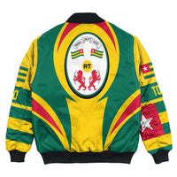 Getteestore Clothing - Togo Action Flag Bomber Jacket RLT7 - Wonder Print Shop