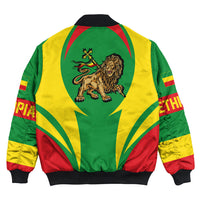 Getteestore Clothing - Ethiopia Action Flag Bomber Jacket RLT7 - Wonder Print Shop