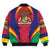 Wonder Print Shop Clothing - Mauritius Action Flag Bomber Jacket RLT7 - Wonder Print Shop