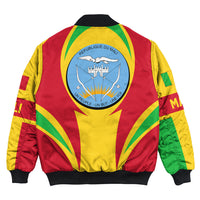 Wonder Print Shop Clothing - Mali Action Flag Bomber Jacket RLT7 - Wonder Print Shop