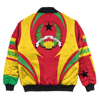Wonder Print Shop Clothing - Guinea Action Flag Bomber Jacket RLT7 - Wonder Print Shop