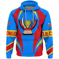 Democratic Republic Of The Congo Hoodie Action Flag RLT7 - Wonder Print Shop