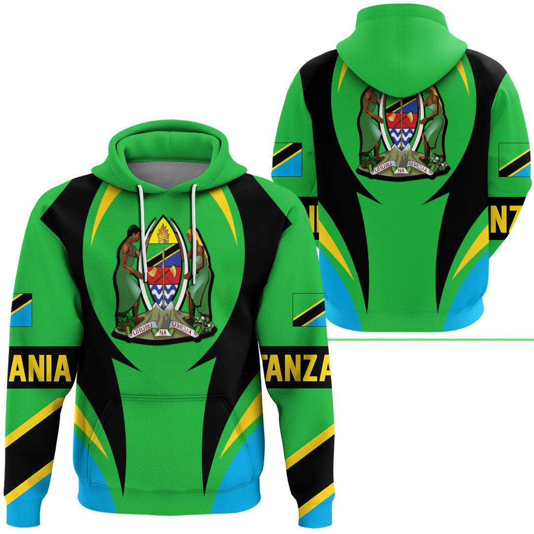 Tanazia Hoodie Action Flag RLT7 - Wonder Print Shop