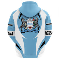 Botswana Hoodie Action Flag RLT7 - Wonder Print Shop