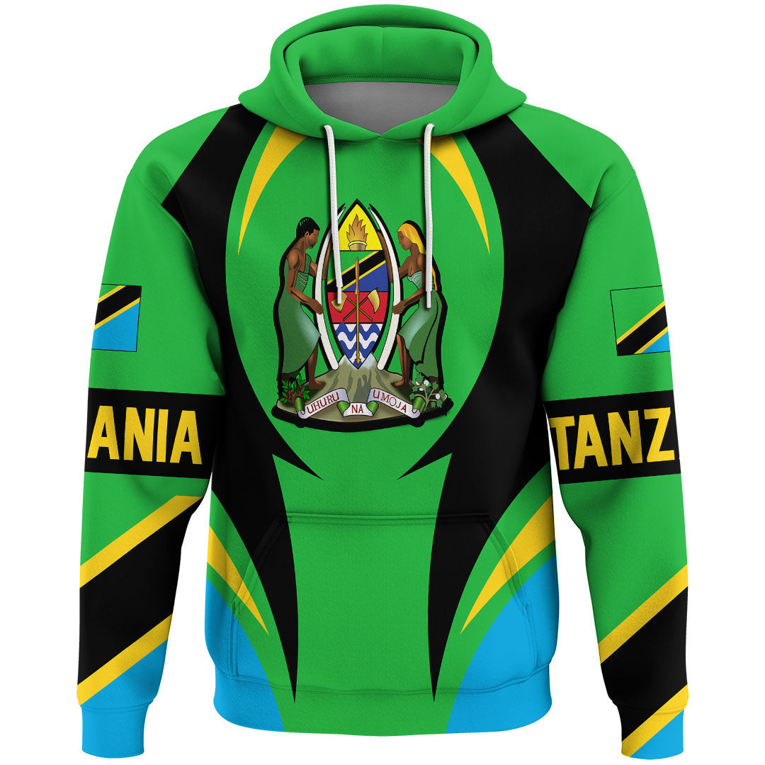 Tanazia Hoodie Action Flag RLT7 - Wonder Print Shop