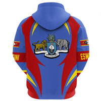 Eswatini Hoodie Action Flag RLT7 - Wonder Print Shop