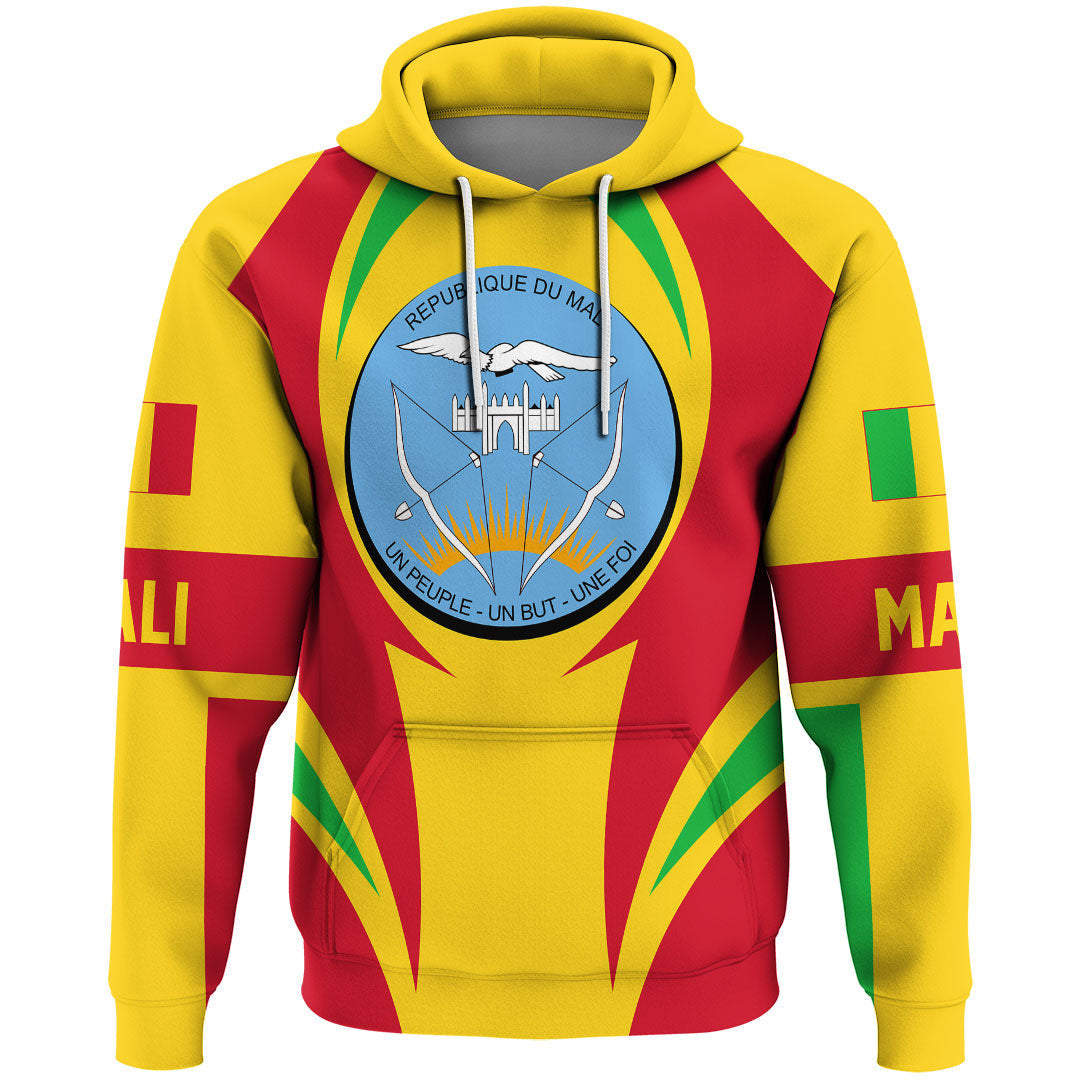 Mali Hoodie Action Flag RLT7 - Wonder Print Shop