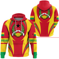Guinea Bissau Hoodie Action Flag RLT7 - Wonder Print Shop