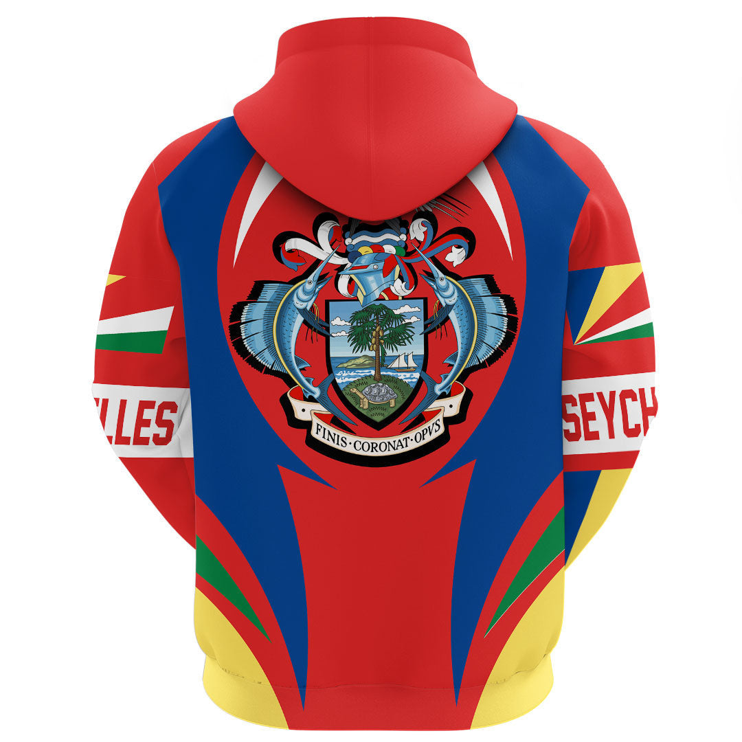 Seychelles Hoodie Action Flag RLT7 - Wonder Print Shop