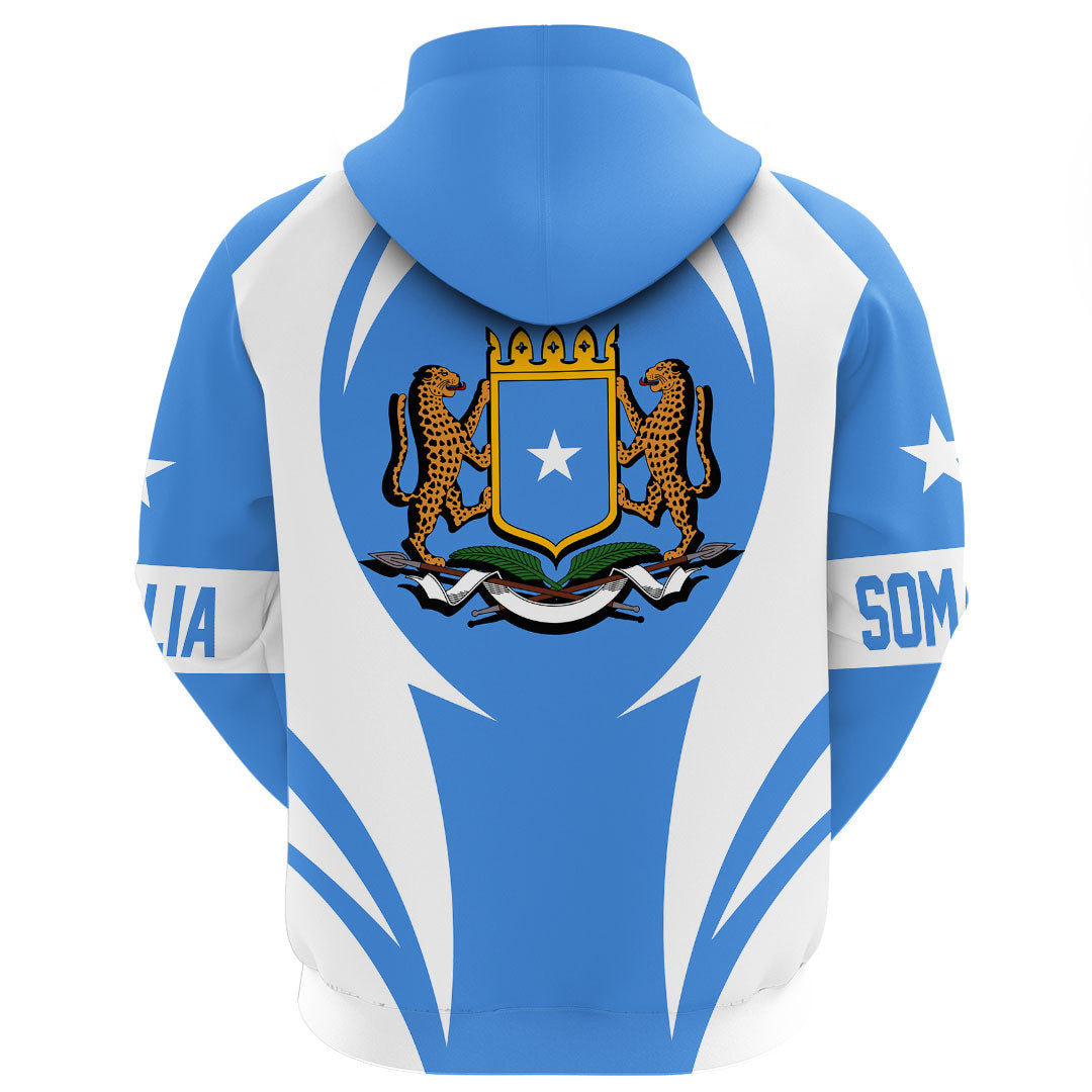 Somalia Hoodie Action Flag RLT7 - Wonder Print Shop