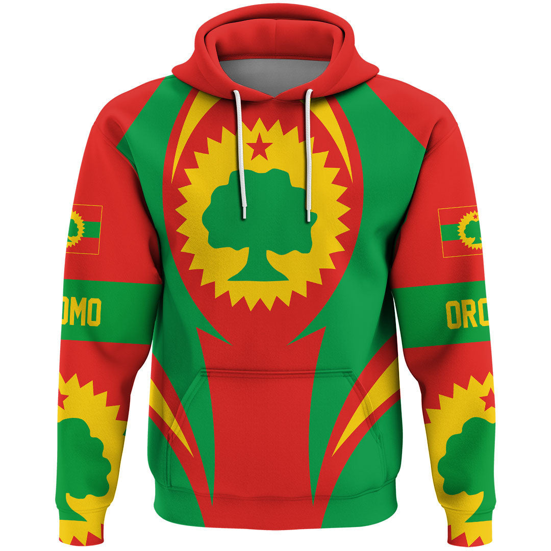 Oromo Hoodie Action Flag RLT7 - Wonder Print Shop