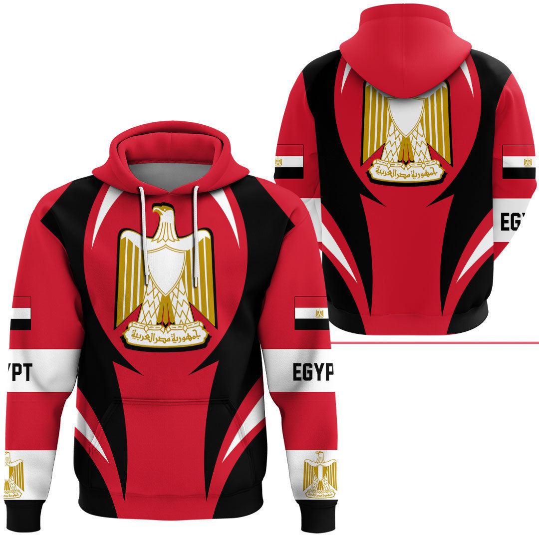 Egypt Hoodie Action Flag RLT7 - Wonder Print Shop