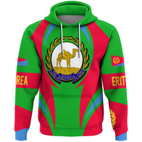 Eritrea Hoodie Action Flag RLT7 - Wonder Print Shop