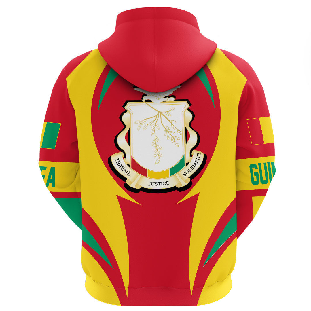 Guinea Hoodie Action Flag RLT7 - Wonder Print Shop
