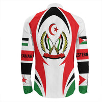 Wonder Print Shop Clothing - Western Sahara Action Flag Long Sleeves Button Shirt RLT7 - Wonder Print Shop