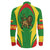 Wonder Print Shop Clothing - Ethiopia Action Flag Long Sleeves Button Shirt RLT7 - Wonder Print Shop