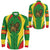 Wonder Print Shop Clothing - Ethiopia Action Flag Long Sleeves Button Shirt RLT7 - Wonder Print Shop