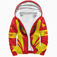 Wonder Print Shop Clothing - Tigray Action Flag Sherpa Hoodie RLT7 - Wonder Print Shop