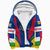 Wonder Print Shop Clothing - Central Africa Action Flag Sherpa Hoodie RLT7 - Wonder Print Shop