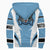 Wonder Print Shop Clothing - Botswana Action Flag Sherpa Hoodie RLT7 - Wonder Print Shop