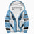 Wonder Print Shop Clothing - Botswana Action Flag Sherpa Hoodie RLT7 - Wonder Print Shop