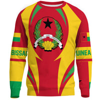 Wonder Print Shop Clothing - Guinea Bissau Action Flag Sweatshirts RLT7 - Wonder Print Shop