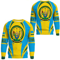 Wonder Print Shop Clothing - Rwanda Action Flag Sweatshirts RLT7 - Wonder Print Shop