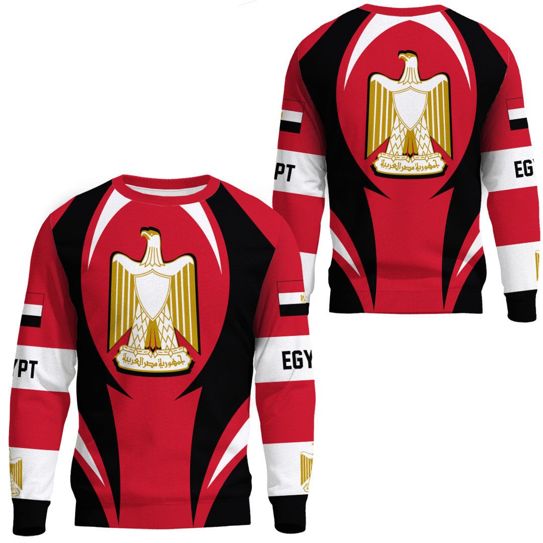 Wonder Print Shop Clothing - Egypt Action Flag Sweatshirts RLT7 - Wonder Print Shop