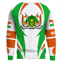 Wonder Print Shop Clothing - Niger Action Flag Sweatshirts RLT7 - Wonder Print Shop