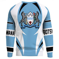 Wonder Print Shop Clothing - Botswana Action Flag Sweatshirts RLT7 - Wonder Print Shop