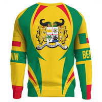 Wonder Print Shop Clothing - Benin Action Flag Sweatshirts RLT7 - Wonder Print Shop