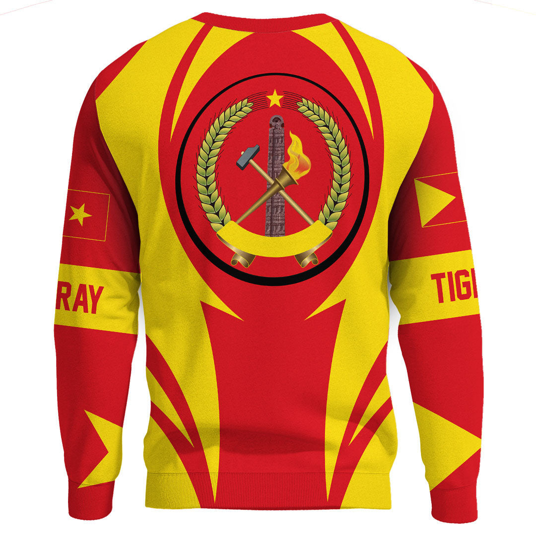 Wonder Print Shop Clothing - Tigray Action Flag Sweatshirts RLT7 - Wonder Print Shop