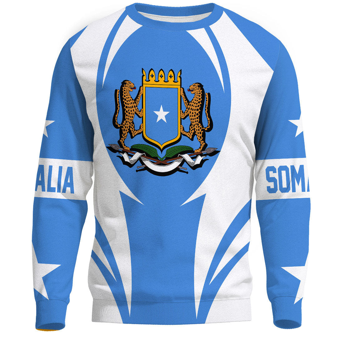 Wonder Print Shop Clothing - Somalia Action Flag Sweatshirts RLT7 - Wonder Print Shop
