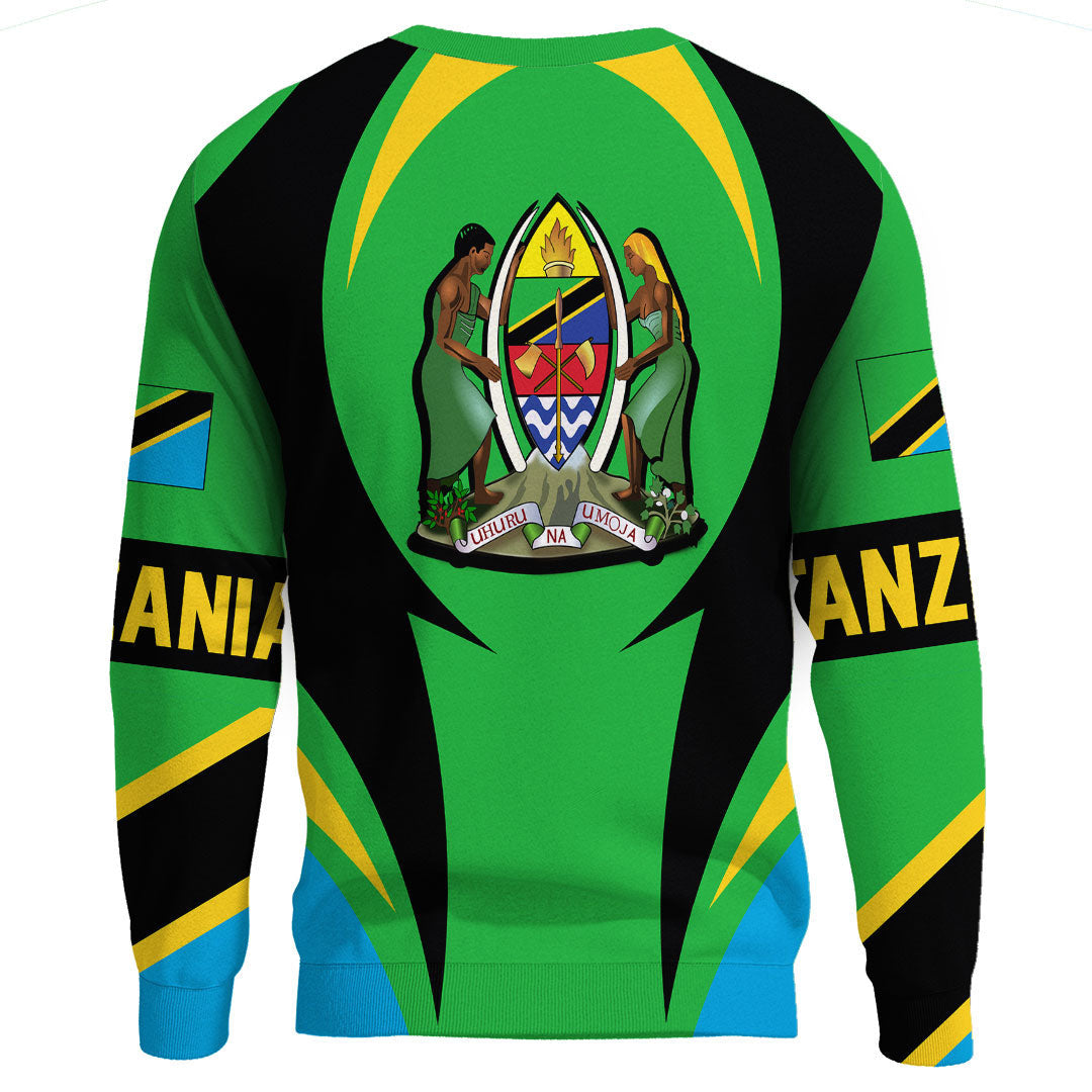 Wonder Print Shop Clothing - Tanazia Action Flag Sweatshirts RLT7 - Wonder Print Shop