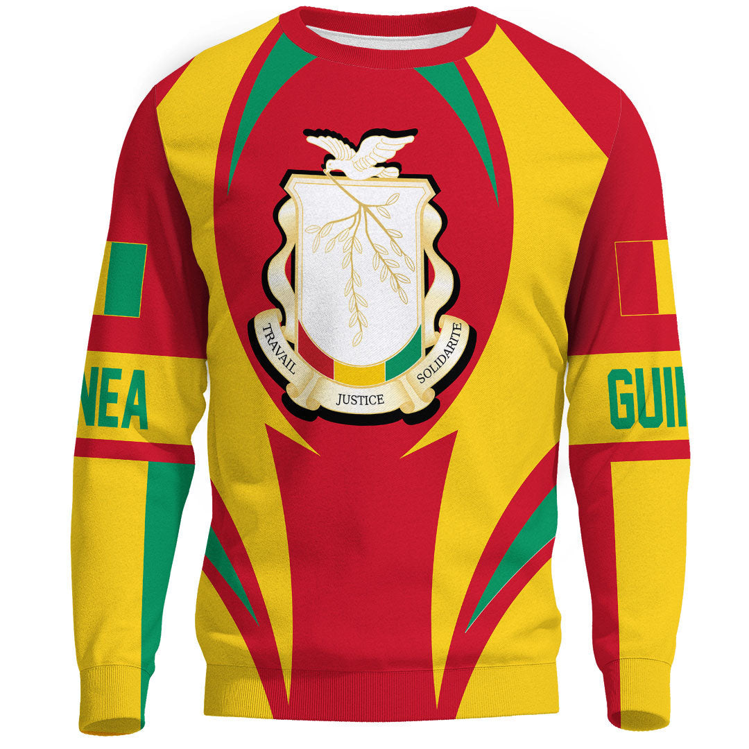 Wonder Print Shop Clothing - Guinea Action Flag Sweatshirts RLT7 - Wonder Print Shop