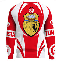 Wonder Print Shop Clothing - Tunisia Action Flag Sweatshirts RLT7 - Wonder Print Shop