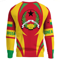 Wonder Print Shop Clothing - Guinea Bissau Action Flag Sweatshirts RLT7 - Wonder Print Shop