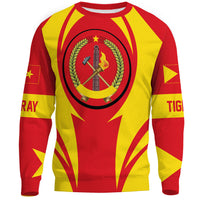 Wonder Print Shop Clothing - Tigray Action Flag Sweatshirts RLT7 - Wonder Print Shop